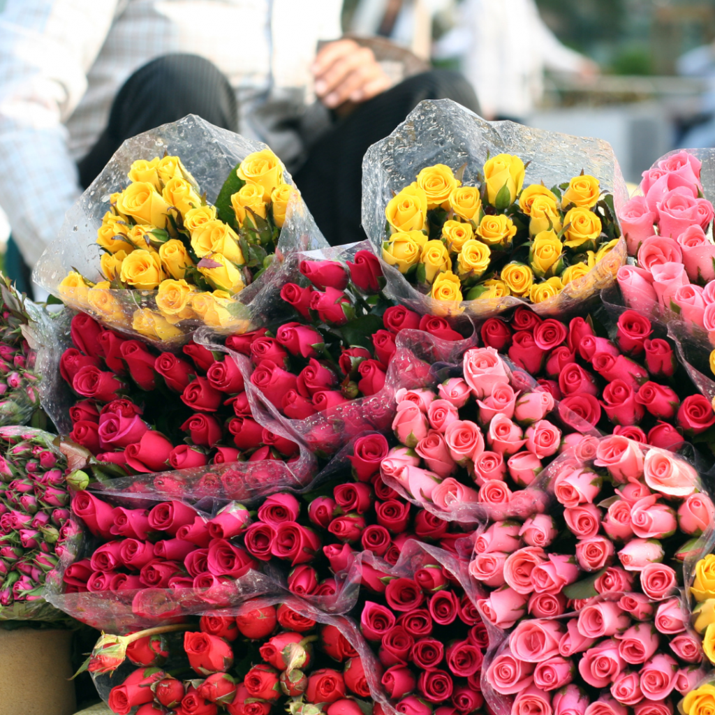 mercado de las flores